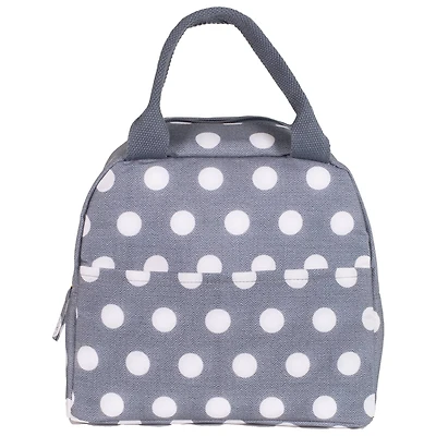 Steel Mill & Co.® Blue & White Dot Small Lunch Tote