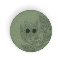 Dritz® 23mm Recycled Hemp Round Floral Button