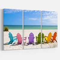 Designart - Adirondack Beach Chairs