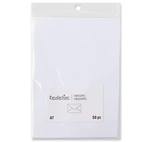 12 Packs: 50 ct. (600 total) 5.25" x 7.25" White Envelopes by Recollections™