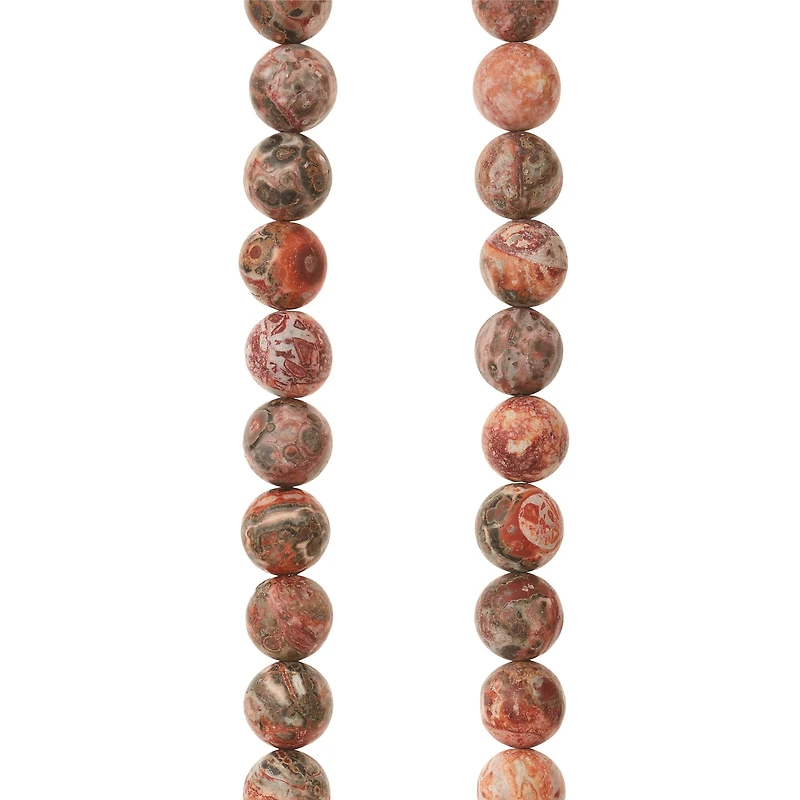 12 Pack: Leopard Jasper Round Beads, 8mm by Bead Landing™