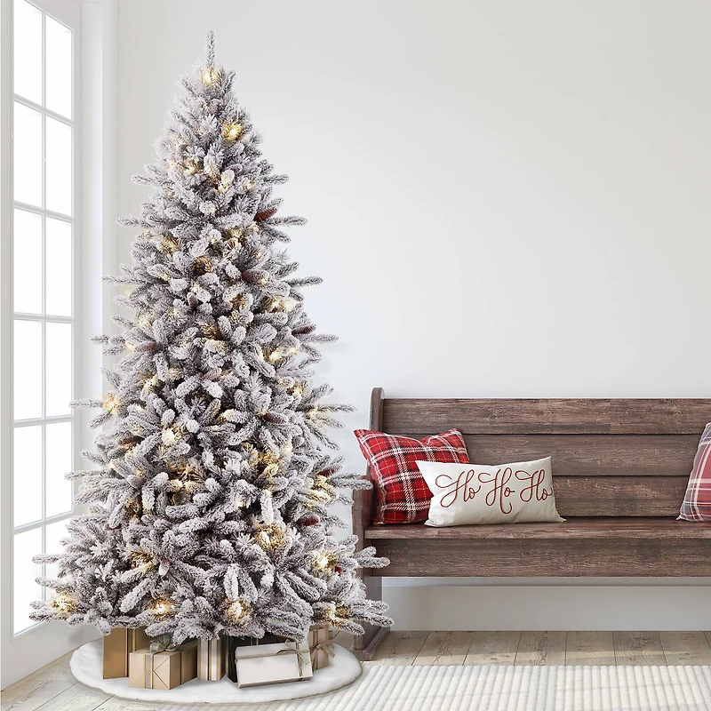 7.5ft. Pre-Lit Bennington Fir Artificial Christmas Tree, Clear Lights