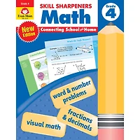 Evan-Moor Educational Publishers Skill Sharpeners: Math, Grade 4