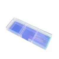 Iridescent 4-Compartment Acrylic Desk Organizer by Ashland®