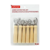 6-Piece Jumbo Clay Carving Tool Set by Craft Smart®