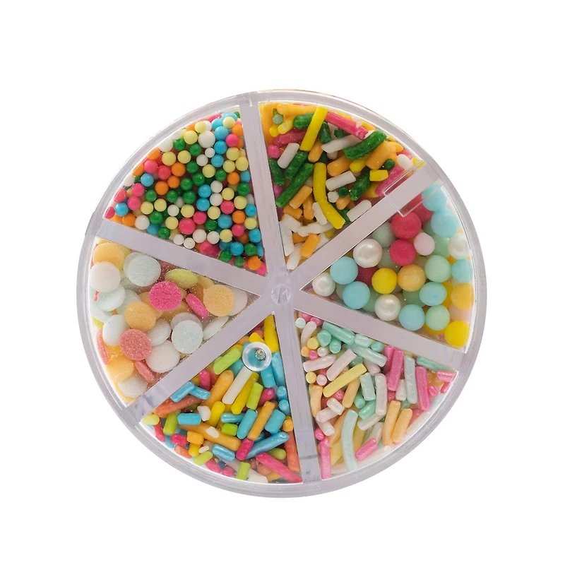 Sweetshop™ Rainbow Sprinkle Mix 6 Cell Jar, 3oz.