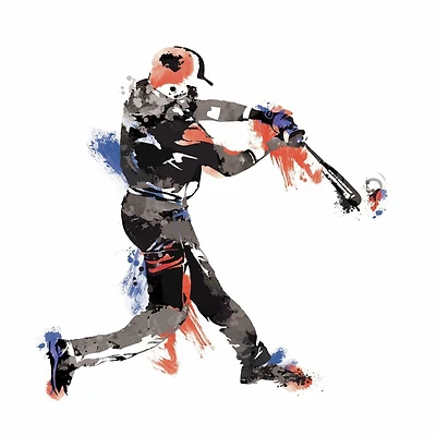 RoomMates Baseball Champion Giant Peel & Stick Wall Decals