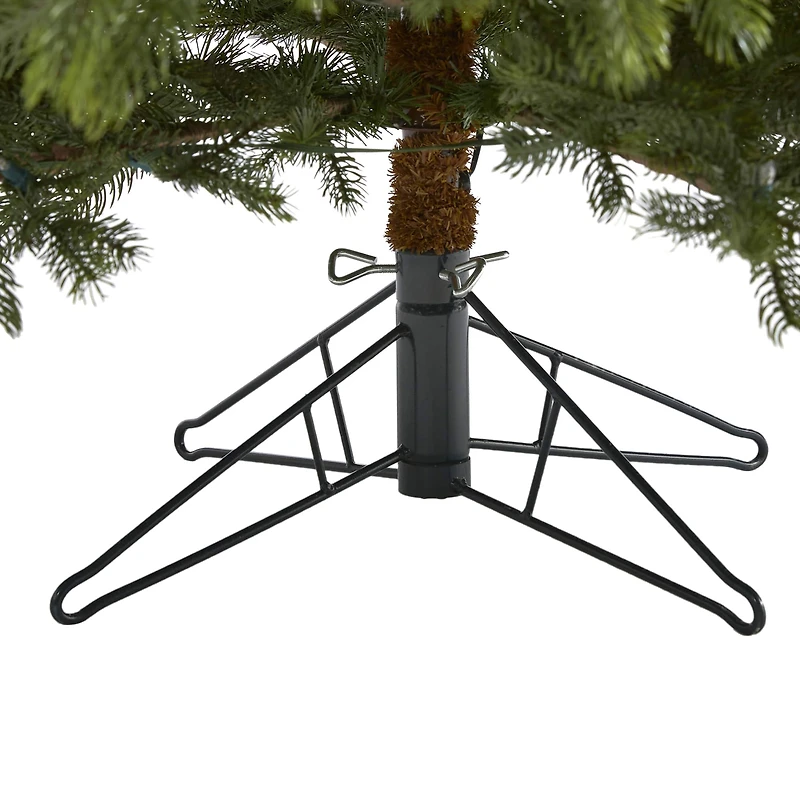 7.5ft. Pre-Lit South Carolina Spruce Real Touch Artificial Christmas Tree, Warm White LED Lights