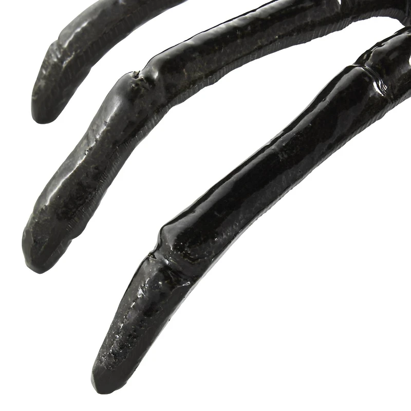 Black Aluminum Metal Crab Sculptures, 2ct.