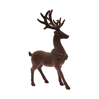 12.75" Flocked Standing Deer Décor by Ashland