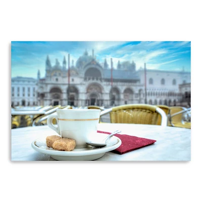 Lumaprints Caffe Piazza San Marco No.1 Canvas Wall Art