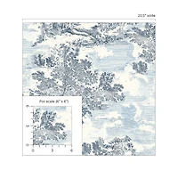 Surface Style Serene Scenes Toile Peel & Stick Wallpaper