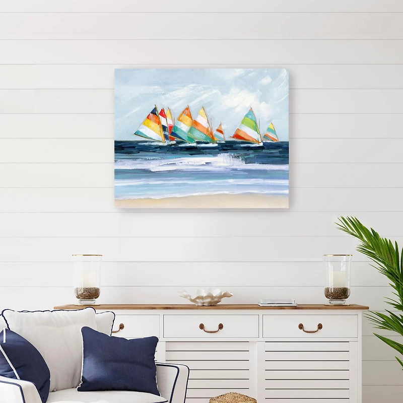 Summer Regatta Canvas Giclee