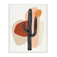 Stupell Industries Western Terracotta Abstract Desert Cactus Plant Wall Plaque