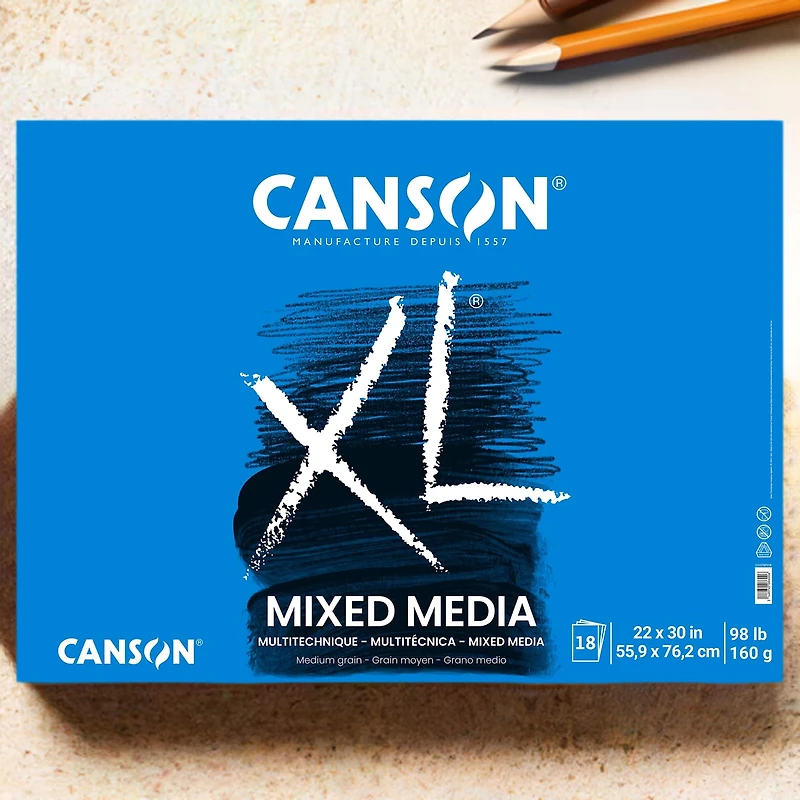 Canson® XL® Mixed Media Paper Pad, 22" x 30"