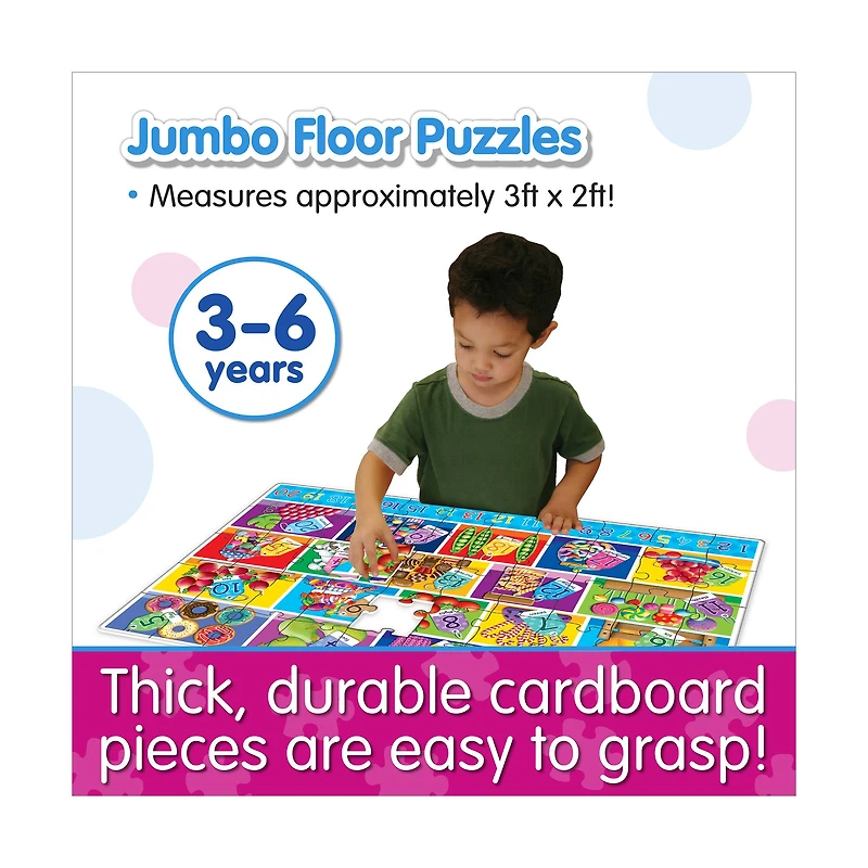 Jumbo Floor Puzzle - Numbers: 50 Pcs