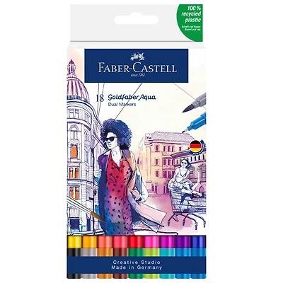 Goldfaber Woman Dual Ended Aqua Markers