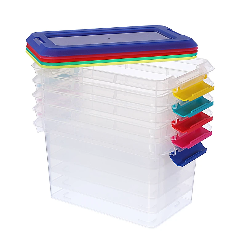 6.2qt. Storage Bins with Lids, 5ct. by Simply Tidy™