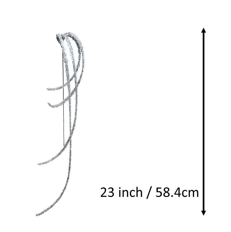 23" Glitter Ribbon Stem by Ashland