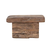 Hello Honey® 6" Natural Decorative Reclaimed Wood Pedestal