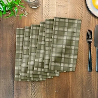 Multi Plaid Cotton Twill Napkin