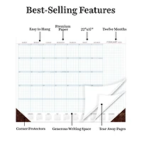 2026 Professional Desk Pad Monthly Blotter Calendar