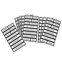Black Border Rectangle Household Label Stickers by Recollections™