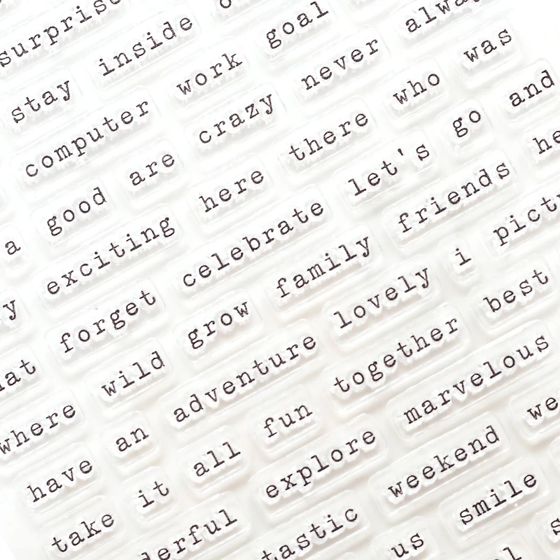 Word-Fetti Clear Stamps by Recollections™