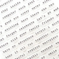 Word-Fetti Clear Stamps by Recollections™