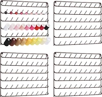NEX™ Brown 54-Spool Wall-Mounted Sewing Thread Rack, 4ct.
