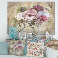 Designart - Iris Bouquet Floral Design