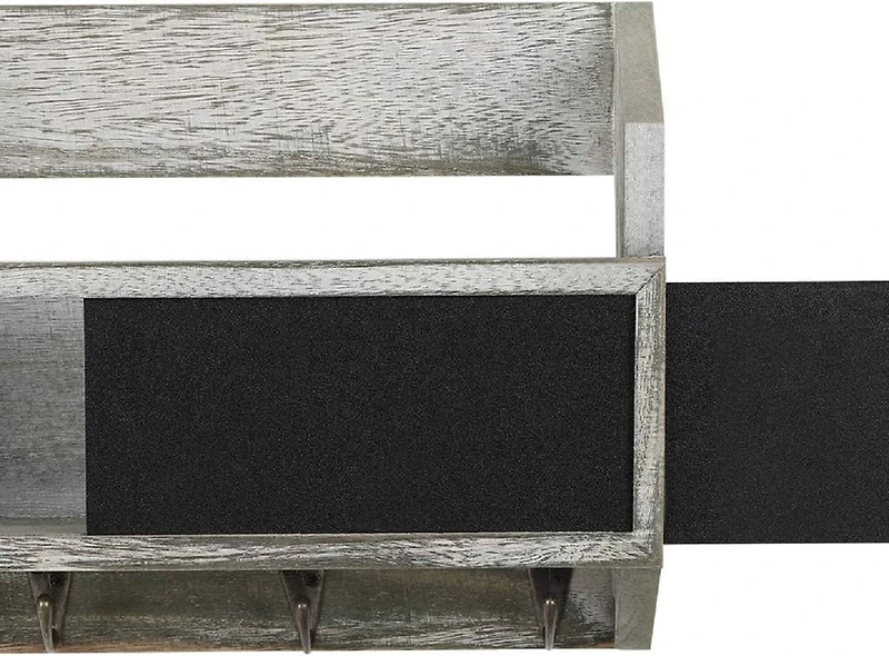 NEX™ Wall Mount Mail & Key Holder Organizer with Chalkboard Surface