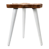 Hello Honey® Wood Wavy Edge End Table