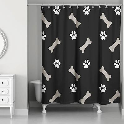 Bones & Paws Shower Curtain