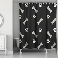 Bones & Paws Shower Curtain