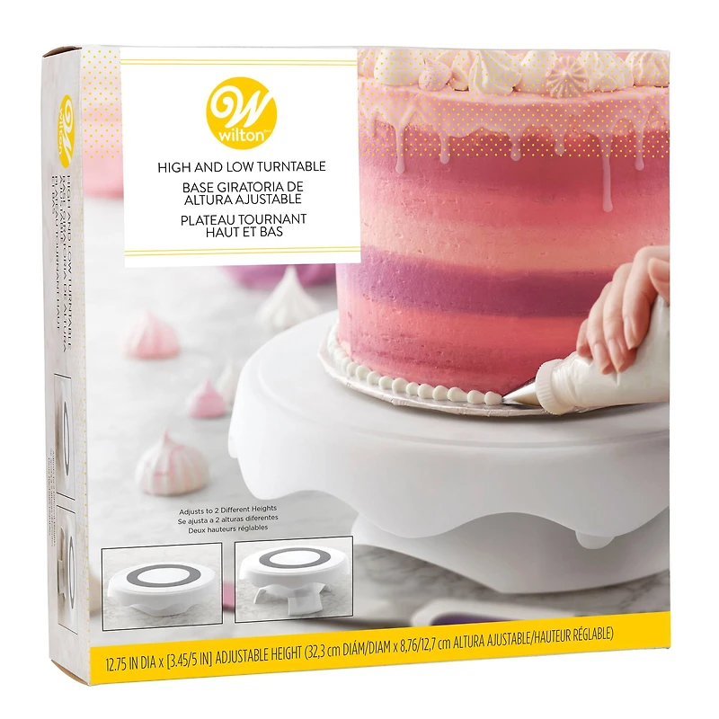 Wilton® High & Low Adjustable Cake Turntable