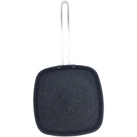 THE ROCK by Starfrit 6" Personal Griddle Pan With Stainless Steel Wire Handle
