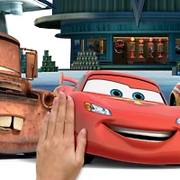 RoomMates Cars Peel & Stick Giant Wall Decal Set with Alphabet