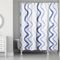 Squiggles Shower Curtain