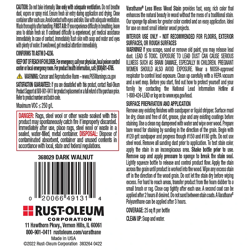 Varathane® 2-in-1 Applicator & Wood Stain