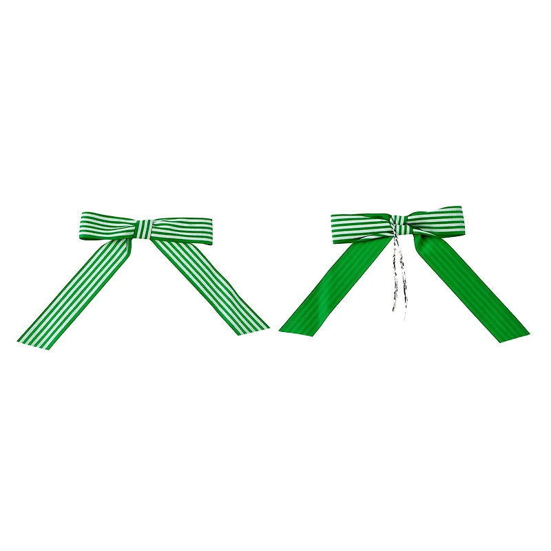 Green & White Bows, 6ct. by Celebrate It®