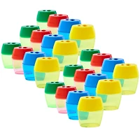Assorted Charles Leonard 2 Hole Pencil Sharpener, 24ct.