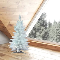 2.5ft. Pre-Lit Sparkle White Spruce Artificial Christmas Tree