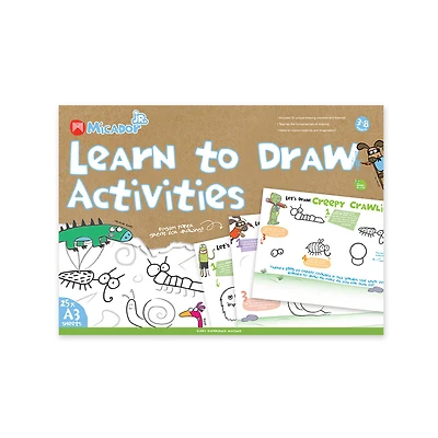 Micador jR. Drawing Learn to Draw Activity Pad