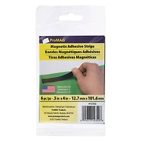 Pro MAG® Magnetic Adhesive Strips, 1/2" x 4"