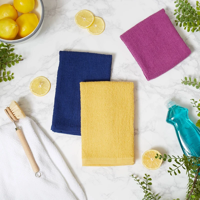 DII® Assorted Bold Barmop Dishtowel (Set of 4)