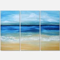Designart - Warm Tropical Sea and Beach