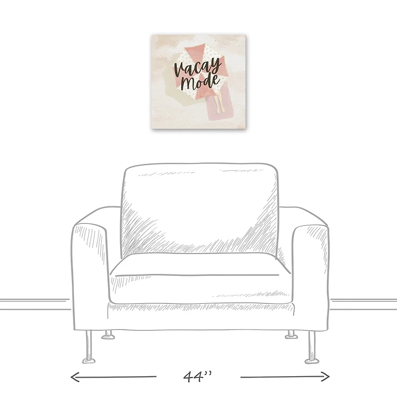 Vacay Mode Canvas Wall Art