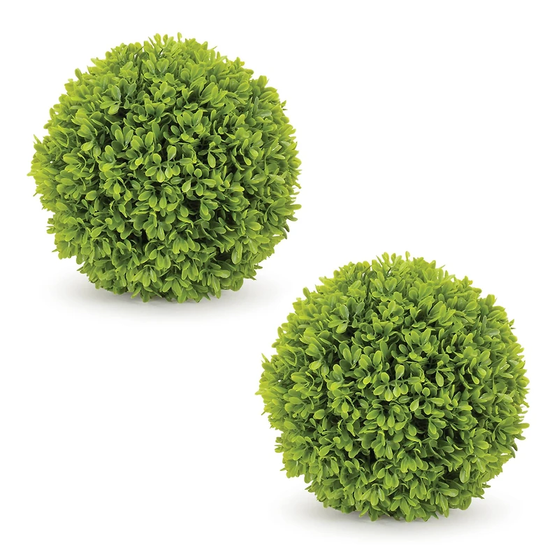 Boxwood Foliage Orbs, 2ct.