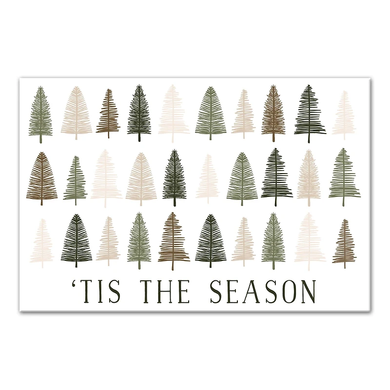 Tis The Season 30x20 Canvas Wall Art